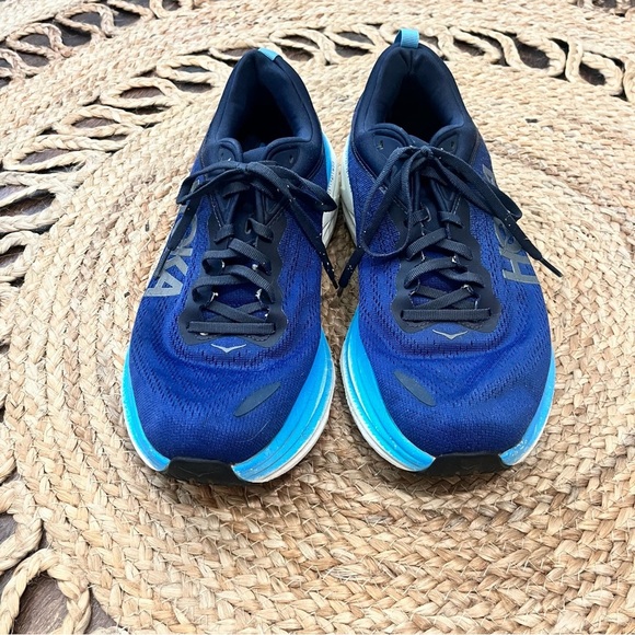 Hoka One One BONDI 8 1123202/OSAA Men's Blue Running Shoes Size 11.5 - Picture 2 of 6